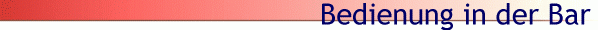 Bedienung in der Bar