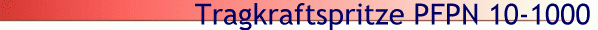 Tragkraftspritze PFPN 10-1000